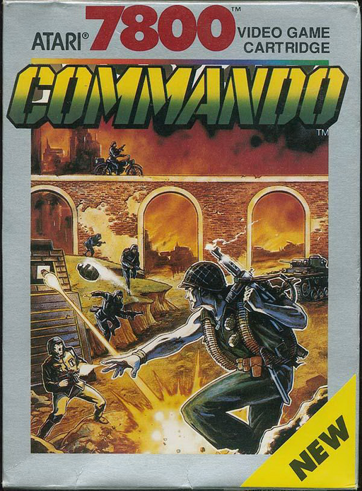Commando (Europe) 7800 Game Cover
